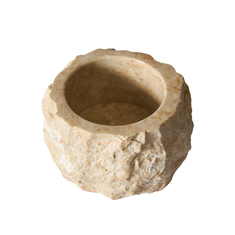 Batu lysestage, stor - Creme